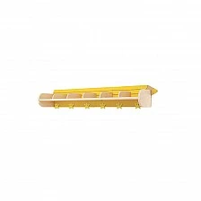 Nowa Szkola Pencil shelf, 134 x 26 x 21 cm, yellow