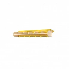 Nowa Szkola Pencil shelf, 134 x 26 x 21 cm, yellow