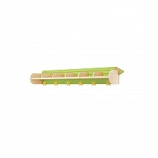 Nowa Szkola Pencil shelf, 134 x 26 x 21 cm, green