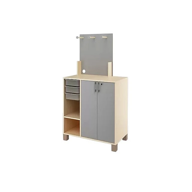 Nowa Szkola 3D printer cabinet, with 3 containers