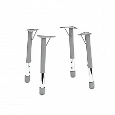 Nowa Szkola Legs, metal, height adjustment 46/53/59 cm, 4 pieces