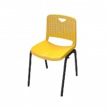 RFG school chair Stilo 380 x 350 x 430 mm yellow grades 5-8