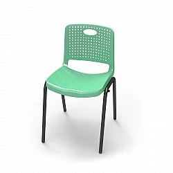 RFG Ученически стол Stilo, 380 х 350 х 430 mm, зелен, от V до VIII клас