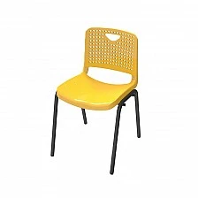 RFG school chair Stilo 430 x 425 x 460 mm yellow grades 8-12