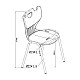 RFG school chair Cute 430 x 425 x 460 mm green grades 8-12
