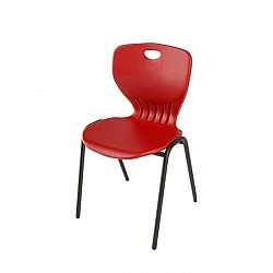 RFG school chair Maxima A grades 5-8 graphite frame 43 x 45 x 43 cm purple red