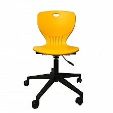 RFG school chair Maxima Move Black yellow