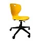 RFG Ученически стол Maxima Move Black, жълт