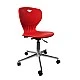 RFG school chair Maxima Move Chrome red set of 2