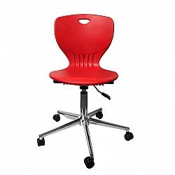 RFG school chair Maxima Move Chrome red