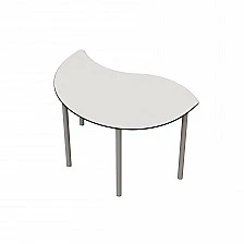 RFG school table Flexus S 120 x 80 x 76 cm white HPL