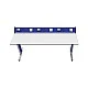 RFG Student table Flat, laboratory, 180 x 60 x 75 cm, blue-white