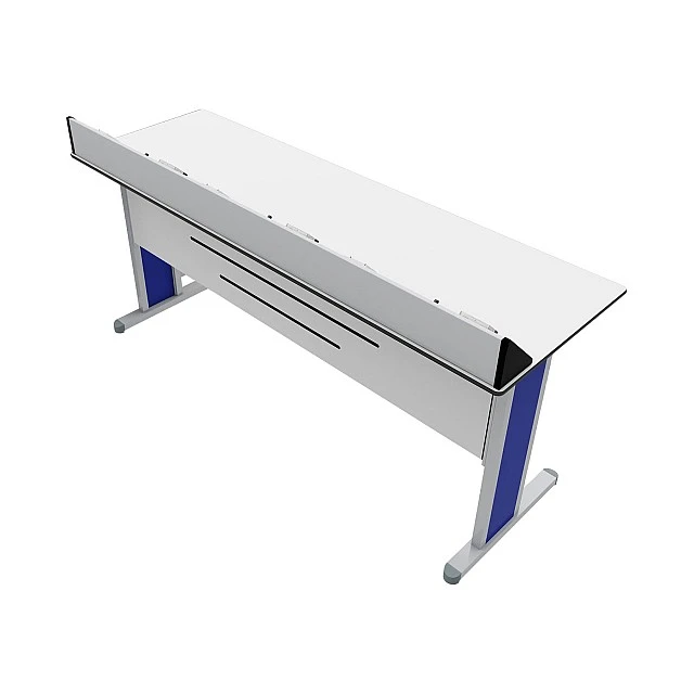 RFG Student table Flat, laboratory, 180 x 60 x 75 cm, blue-white