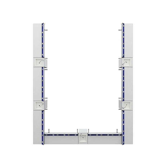RFG Student table Flat, laboratory, 180 x 60 x 75 cm, blue-white