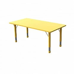 RFG school table Fresh height-adjustable 1200 x 600 x 370-620 mm yellow