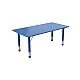 RFG school table Fresh height-adjustable 1200 x 600 x 370-620 mm blue