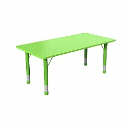 RFG school table Fresh height-adjustable 1200 x 600 x 370-620 mm green