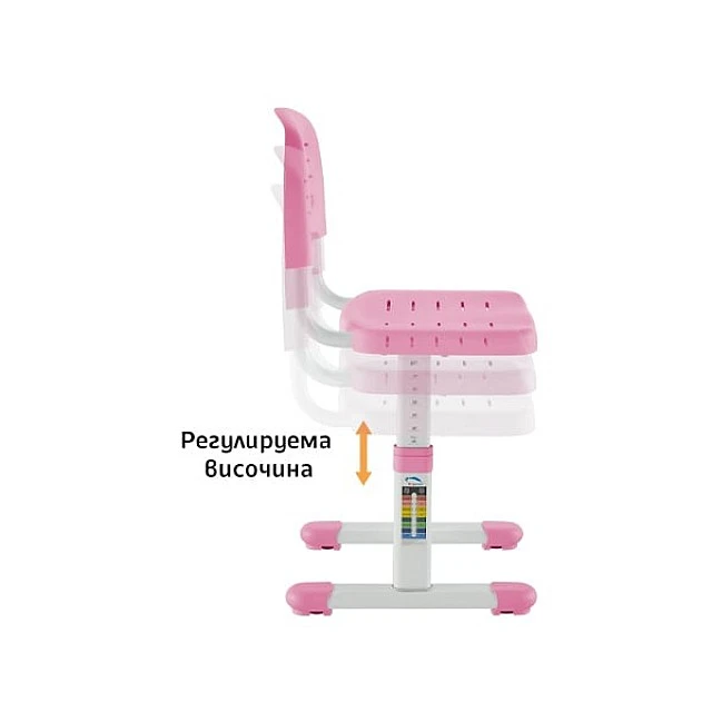 RFG ergonomic school desk and chair Ergo Tech B207 pink