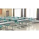 RFG school table Riva above 8th grade 650 x 450 x 760 mm grey