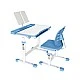 RFG ergonomic desk and chair Ergo Tech 403X blue