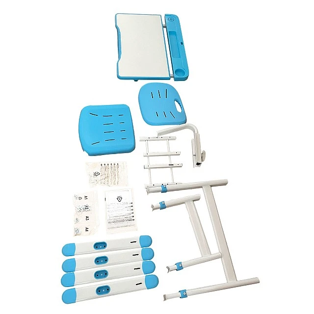 RFG ergonomic desk and chair Ergo Tech 403X blue
