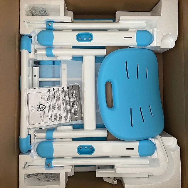 RFG ergonomic desk and chair Ergo Tech 403X blue