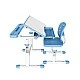 RFG ergonomic desk and chair Ergo Tech 403X blue