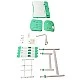 RFG ergonomic desk and chair Ergo Tech 403X green