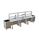 RFG Labo shelving top unit 1200 x 250 x 750 mm with power outlet