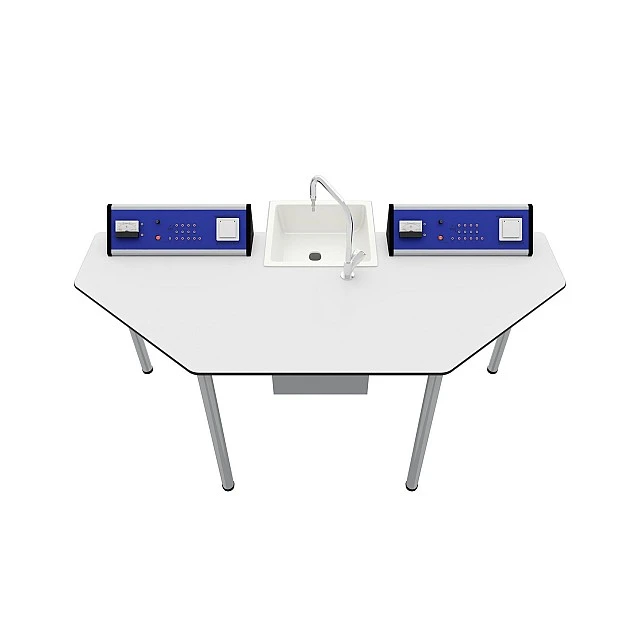 RFG chemistry and biology lab table Quin above 7th grade 170 x 70 x 75 cm blue/white
