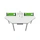 RFG chemistry and biology lab table Quin above 7th grade 170 x 70 x 75 cm green/white