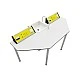 RFG chemistry and biology lab table Quin above 7th grade 170 x 70 x 75 cm yellow/white