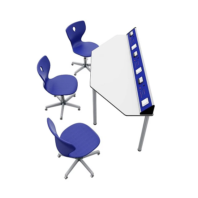 RFG physics lab table Quin above 7th grade 1700 x 700 x 750 mm blue/white