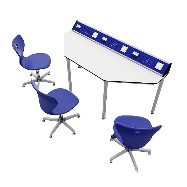 RFG physics lab table Quin above 7th grade 1700 x 700 x 750 mm blue/white