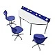 RFG physics lab table Quin above 7th grade 1700 x 700 x 750 mm blue/white