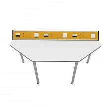 RFG physics lab table Quin above 7th grade 1700 x 700 x 750 mm yellow/white