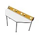 RFG physics lab table Quin above 7th grade 1700 x 700 x 750 mm yellow/white