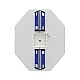 RFG school table Hexa laboratory above 7th grade 170 x 140 x 75 cm blue/white