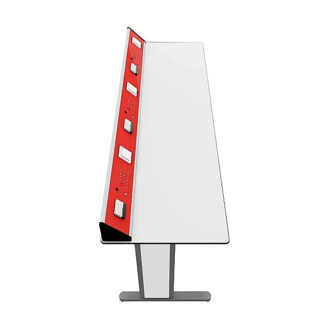 RFG school table Flat laboratory above 7th grade 180 x 60 x 75 cm red/white