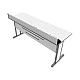RFG school table Flat laboratory above 7th grade 180 x 60 x 75 cm red/white