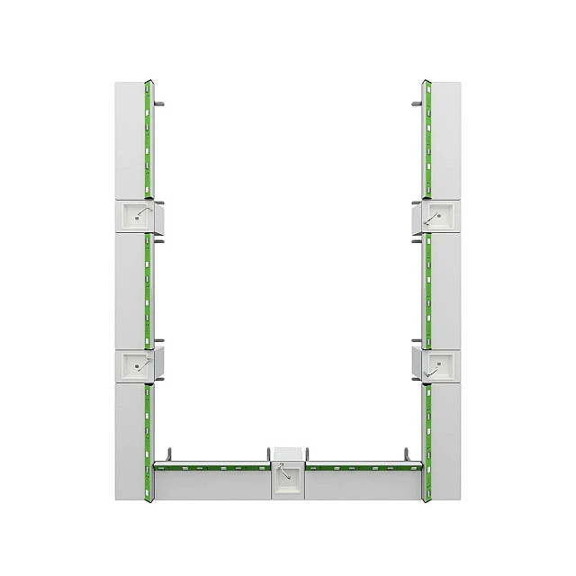 RFG school table Flat laboratory above 7th grade 180 x 60 x 75 cm green/white