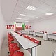 RFG physics classroom Flat above 7th grade for 24 students white/red