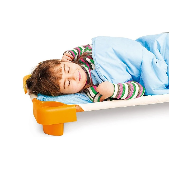 Nowa Szkola Bed, stackable, 133 x 57 x 15 cm, orange