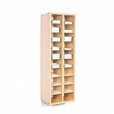 Nowa Szkola Diaper cabinet, with 20 compartments