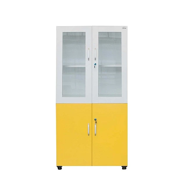 RFG laboratory cabinet 800 x 400 x 1650 mm yellow/white