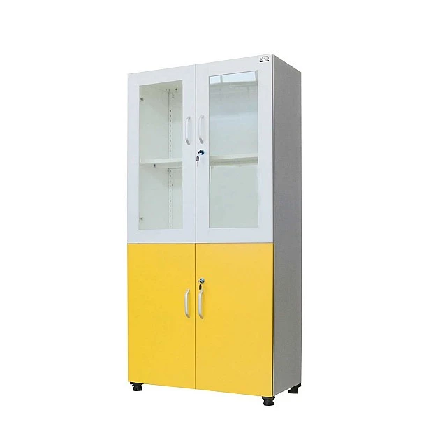 RFG laboratory cabinet 800 x 400 x 1650 mm yellow/white