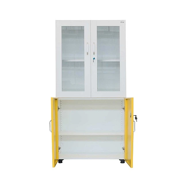RFG laboratory cabinet 800 x 400 x 1650 mm yellow/white