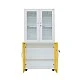 RFG laboratory cabinet 800 x 400 x 1650 mm yellow/white
