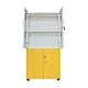 RFG laboratory cabinet 800 x 400 x 1650 mm yellow/white