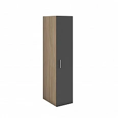 RFG Cabinet, 400 x 560 x 1800 mm, sonoma oak and graphite